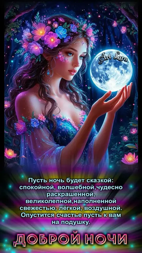 Спокойной ночи сказочные — доброе ночи! волшебных снов!