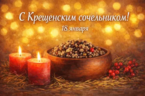 Крещенский сочельник старинные открытки — доброе утро в крещенский сочельник