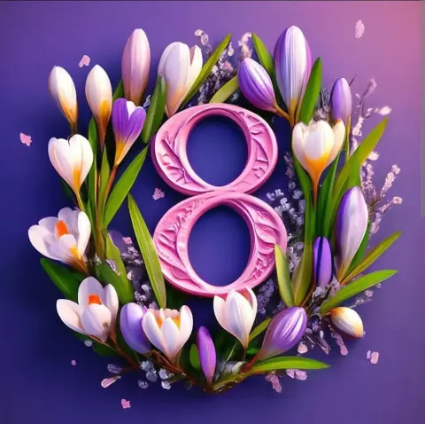 С праздниками 8 марта — с международным женским днем 8 марта